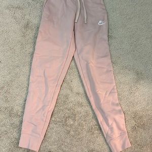 Pink Nike sweatpants